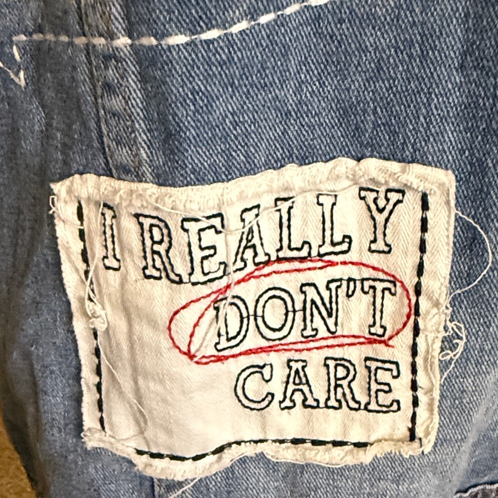 Boom Boom Jeans Blue Denim with Gold Button - Picture 10 of 15